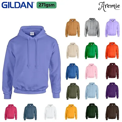 Buy Gildan Unisex Soft Heavy Blend Hoodie Sweatshirts | Plain Hooded Pullover Jumper • 20.99£