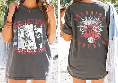 Buy The Smashing Pumpkins 1990S Tour Concert T-Shirt, 90S Rock Band Tee • 46.99£