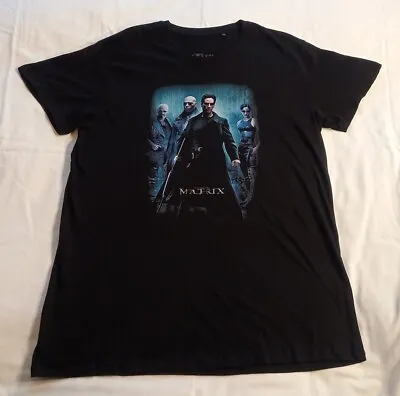 Buy The Matrix Mens Black Printed T-Shirt Size 2XL Sol's • 23.99£