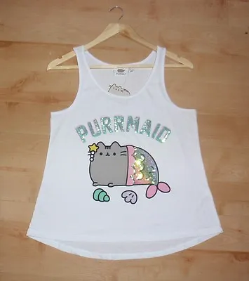 Buy BN Primark Ladies PUSHEEN THE CAT PURRMAID Womens T-shirts - Various Sizes • 9.50£