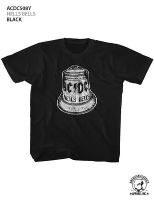 Buy AC/DC Hells Bells Black Children's T-Shirt • 19.36£