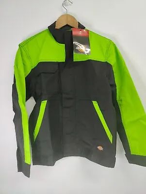 Buy Dickies Everyday Jacket BNWT Black/lime Size XXXXL (4XL) - FREE POSTAGE • 12.95£