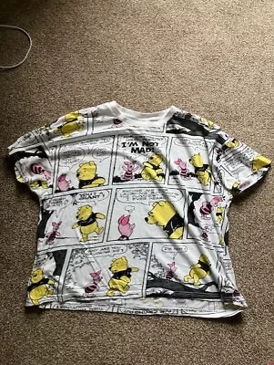 Buy Winnie The Pooh T Shirt Size L (14-16) Worn Once • 6£