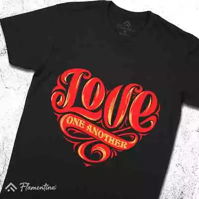 Buy Love One Another T-Shirt Quotes Heart Forever Together Hippie Boho Movement P122 • 11.99£