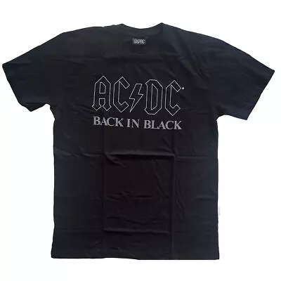 Buy ** AC/DC Back In Black T-shirt Official Licensed ** • 14£