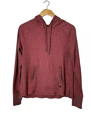 Buy Prana Womens Hoodie Shea Waffle Knit Pullover Outdoors Hiking Relaxed Fit Small • 20.16£