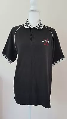 Buy Mens Black Official Guinness Polo Shirt Size S • 4.99£