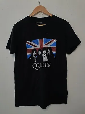 Buy Queen Official Merch Shirt Men Size Medium Black Classic Rock Band Dad Gift • 14.23£
