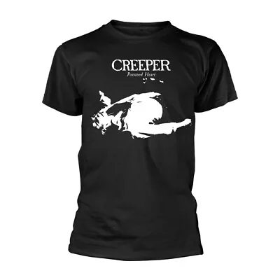 Buy CREEPER - POISONED HEART BLACK T-Shirt, Front & Back Print X-Large • 7.88£