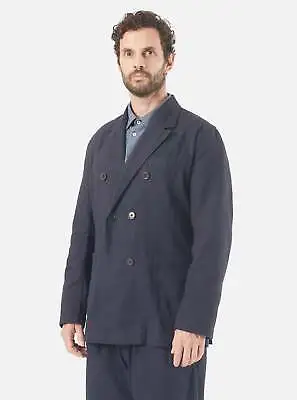 Buy Universal Works Manor Jacket In Navy Winter Twill • 89£