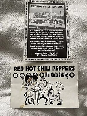 Buy Red Hot Chili Peppers Rockinfreakapotamus Fan Club Merch Under The Bridge Flyer • 19.99£