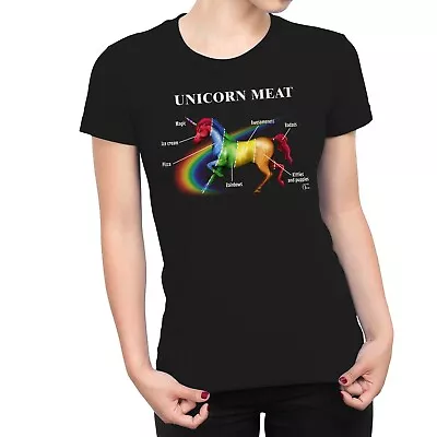 Buy 1Tee Womens Guide To Unicorn Meat T-Shirt • 7.99£