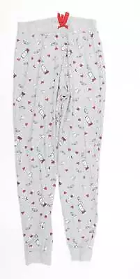 Buy New Look Womens Grey Geometric Cotton Capri Pyjama Pants Size S - Christmas • 6.50£