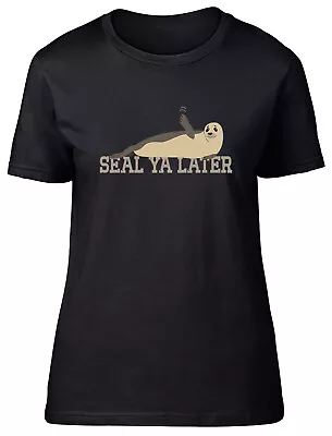 Buy Protect The Seals Womens T-Shirt Seal Ya Later Ladies Gift Tee • 8.99£