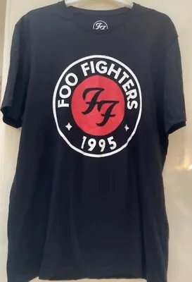Buy Foo Fighters T Shirt Rock Band Merch Logo Tee Size Medium Dave Grohl Black • 16.50£