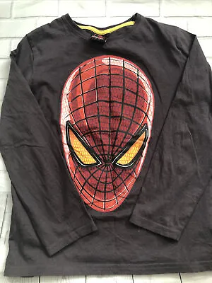 Buy The Amazing Spider-man Long Sleeved Tshirt 9-10 Years • 15£
