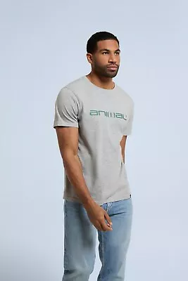 Buy Animal Classico Men's Organic Logo T-Shirt Casual Short Sleeve Round Neck Top • 20£