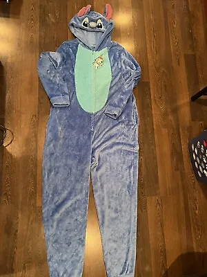 Buy Disney  Lilo Stitch Body Suit Costume Adult Men Women Pajamas • 18.89£