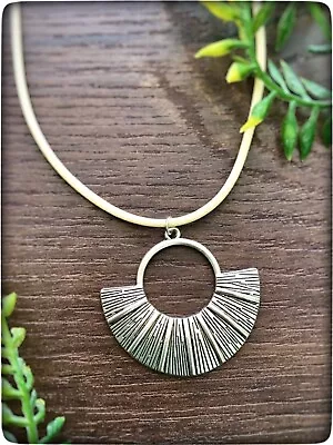 Buy NEW Silver Colour Boho Bohemian Norse Nordic Viking Saxon Ancient Style Necklace • 12.99£