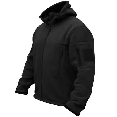 Buy Men Casual Coat Tactical Recon Fleece Jacket Full Zip Army Hoodie Combat Hoody • 22.99£