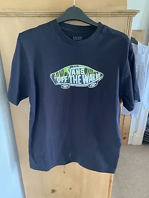 Buy Vans Off The Wall Black T Shirt XL • 5£