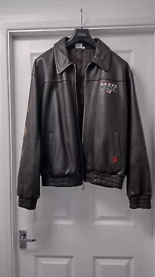 Buy Disney Store Rare Vintage Mickey Mouse Man's Leather Jacket Size M/42   • 50£