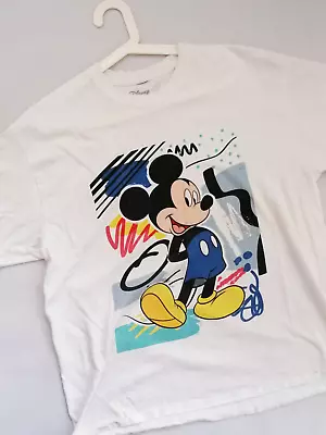Buy Disney Mens T-shirt Mickey Mouse Retro MEDIUM - USED OFFICIAL • 9.99£