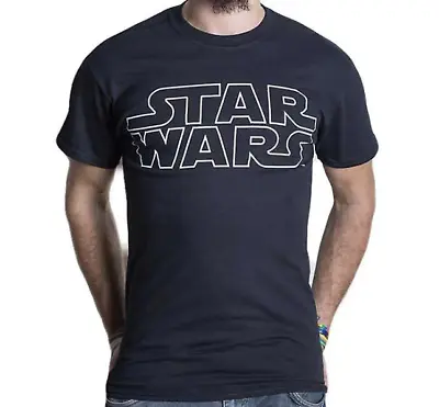 Buy Officially Licensed Vintage Star Wars Logo Tee T-Shirt • 9£