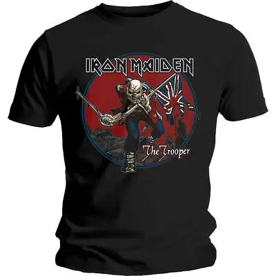 Buy T Shirt Iron Maiden Trooper Red Sky • 15.99£