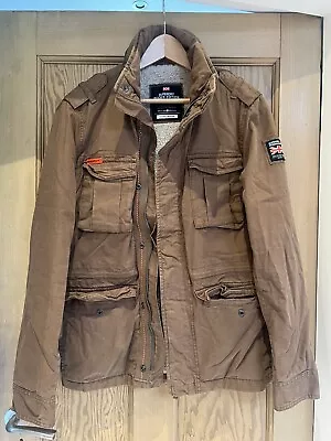 Buy Superdry Jacket Rookie Edition Military Issue Khaki Medium Mens • 5£
