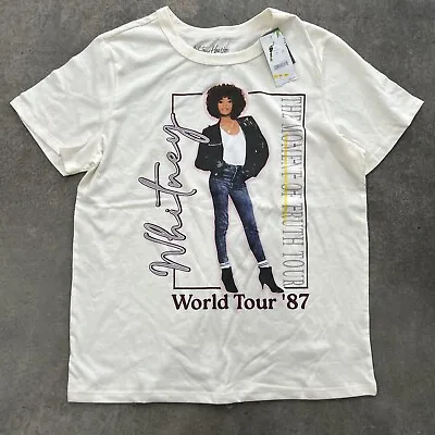 Buy NWT Whitney Houston The Moment Of Truth World Tour ‘87 T Shirt, XS, 1987 • 9.63£