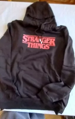 Buy Stranger Things Hoodie Black Size XL • 8£