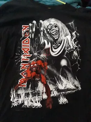 Buy Iron Maiden - Number Of The Beast - T-shirt Xxl - Regular Fit Short Sleeve  • 10£