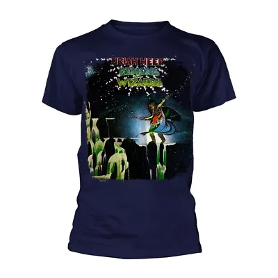 Buy Mens Uriah Heep - Demons And Wizards (navy) NEW T-Shirt • 13.99£