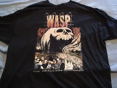 Buy Wasp The Headless Children Rock Metal T Shirt  2XL (2022) Mint Condition • 36£