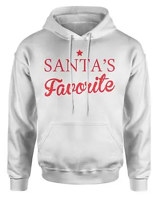 Buy SANTA'S FAVOURITE CHRISTMAS Hood Parody Hoodie Comedy Xmas Jumper Gift • 19.47£