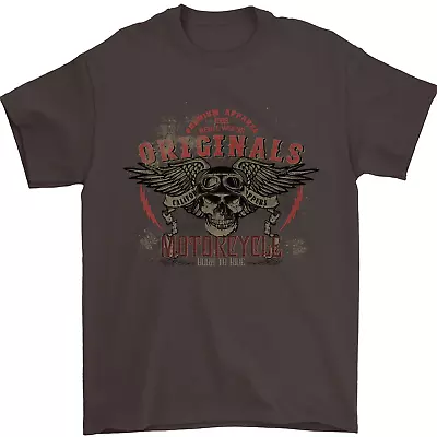 Buy Rebel Wings Motorcycle Originals Mens T-Shirt 100% Cotton • 10.48£