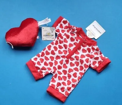 Buy BUILD A BEAR T6 ❤️ HART SLEEPER PJ'S With Wristie OUTFIT CLOTHES BNWT  • 24.70£