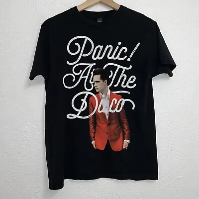 Buy Women’s Panic At The Disco Red Blazer Tee Black T-Shirt Short Sleeve Sz Medium • 14.06£