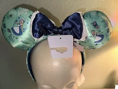 Buy Disney Parks Minnie Mouse Alice In Wonderland Ears Headband NWT • 28.91£