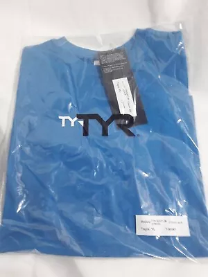 Buy New – Unisex – Tyr -T Shirt – Blue – Junior L • 7.99£