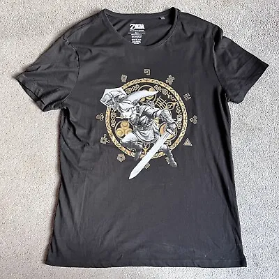 Buy The Legend Of Zelda Twilight Princess Black Short Sleeve T-Shirt Size Large • 11.99£