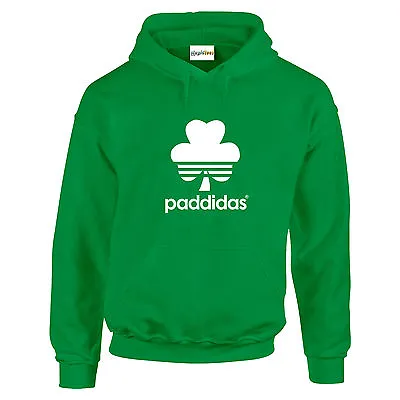 Buy Paddidas Spoof Paddy's Day St Patrick Funny HOODIE Patty's Joke Unisex Up To 5XL • 16.95£