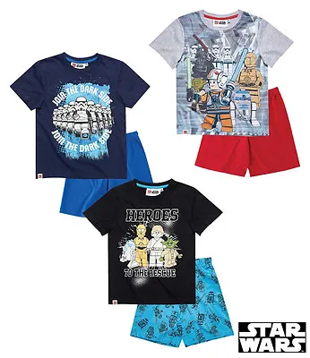 Buy LEGO STAR WARS Characters Official Short Sleeve Pyjamas Set Age 4,6,8,10 New • 8.99£