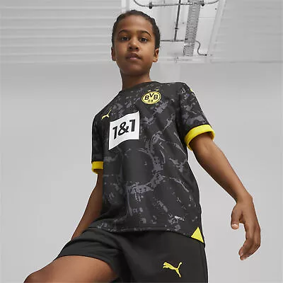 Buy PUMA Borussia Dortmund 23/24 Youth Kids Away Jersey Football T-Shirt - Unisex • 45£