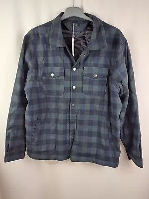 Buy COOFANDY Men's Checked Inner Lining Winter Lumberjack Jacket, Green Size 2XL • 25£