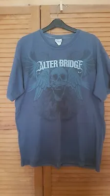 Buy Official Alter Bridge 2008 European Tour Men's Medium T-Shirt Skull Blackbird • 20£