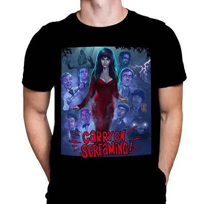 Buy CARRY ON SCREAMING - Movie Poster Art  - T-Shirt / Horror Comedy / Carry On Team • 21.45£