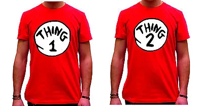 Buy  CAT IN THE HAT THING 1 AND THING 2 T-SHIRT Sold Seperately • 6.99£