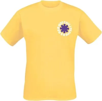 Buy Official Red Hot Chili Peppers Los Chili Mens Yellow T Shirt RHCP Classic Tee • 16.95£